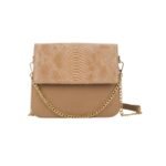 Beige medium cross bag changeable flap